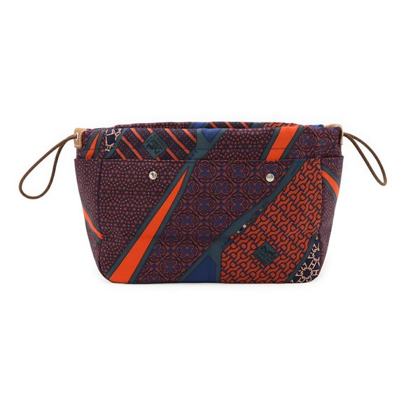 HERMES Fourbee 25 Bag-in-Bag Multi-Pouch in Silk, Vaubarenia Leather, Multicolor - Picture 1 of 6